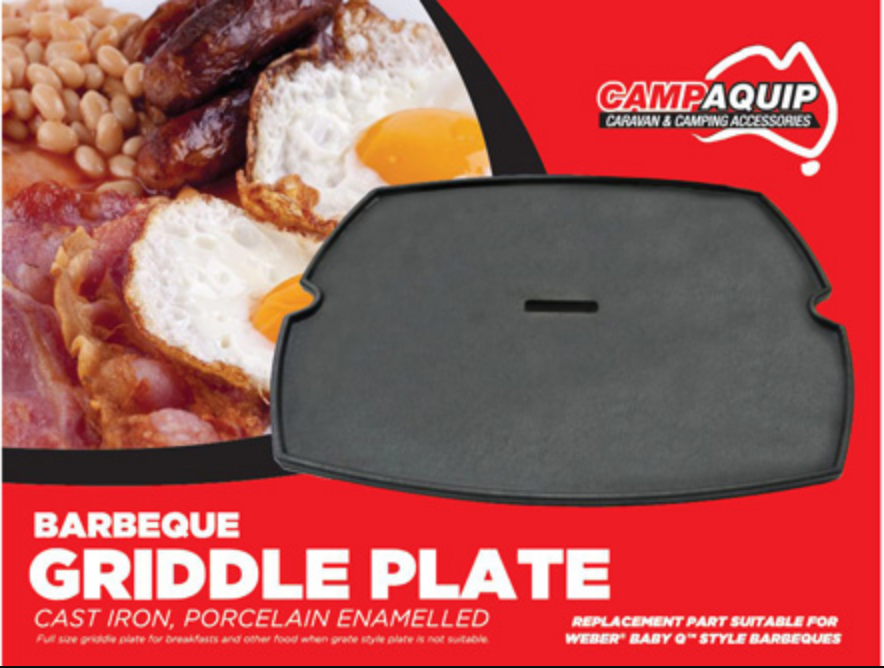 Griddle Plate for Weber Baby Q100 Q1000 series BBQ Campaquip